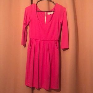 Hot pink Amanda Uprichard dress